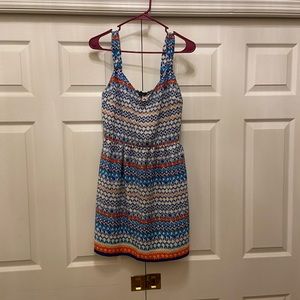 Aztec pattern dress